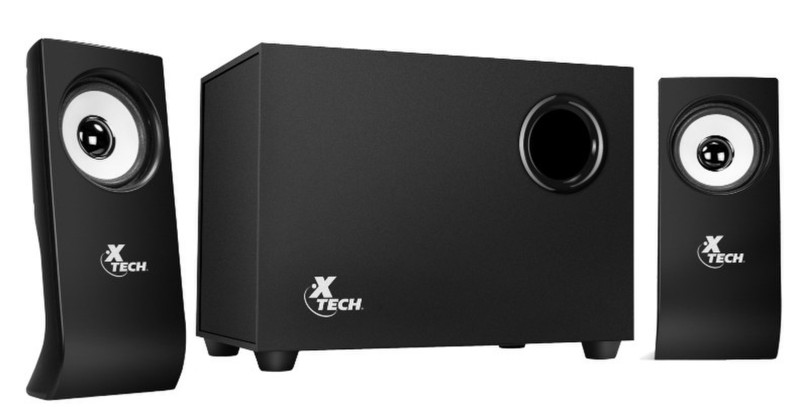 Xtech XTS-410 2.1channels 10W Black speaker set