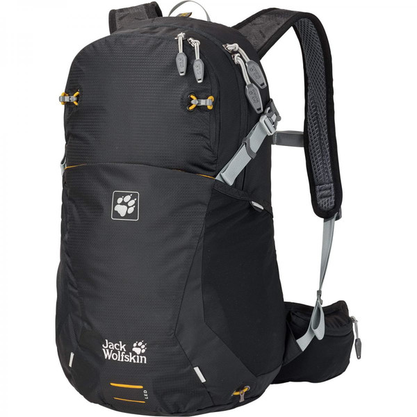 Jack Wolfskin 2002303-6000 Unisex 24L Polyamide,Polyester Black travel backpack