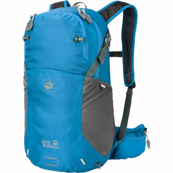 Jack Wolfskin 2002303-1651 Unisex 24L Polyamide,Polyester Blue,Grey travel backpack