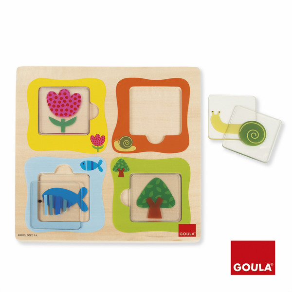 Goula Puzzle Transparent Schnecke