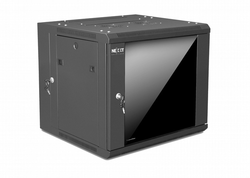 Nexxt Solutions PCRWESKD09U55BK Wandverteiler 9U Schwarz Rack