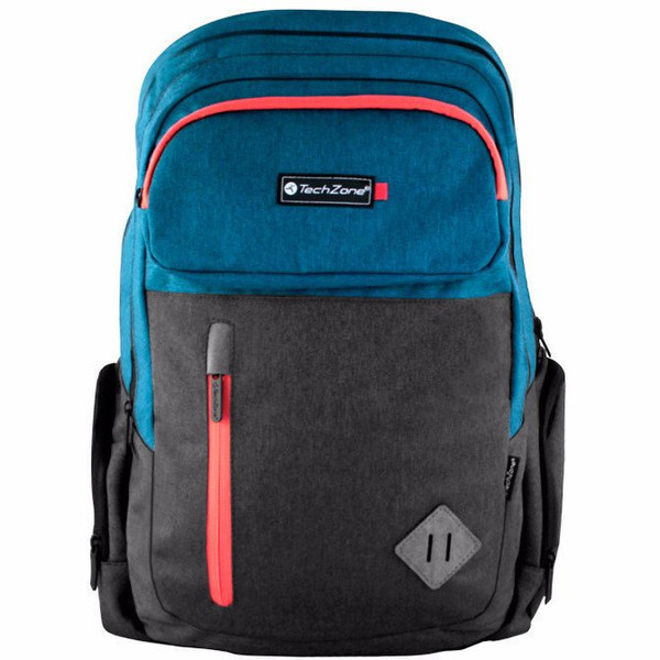 TechZone TZ16LBP30 Polyester Blue,Grey backpack