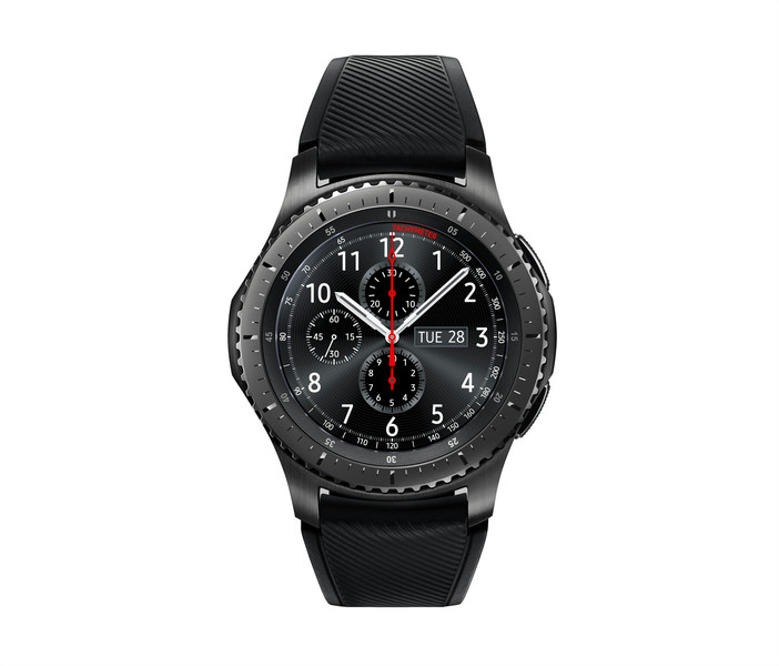 Samsung Gear S3 Frontier 1.3Zoll SAMOLED 63g Schwarz Smartwatch