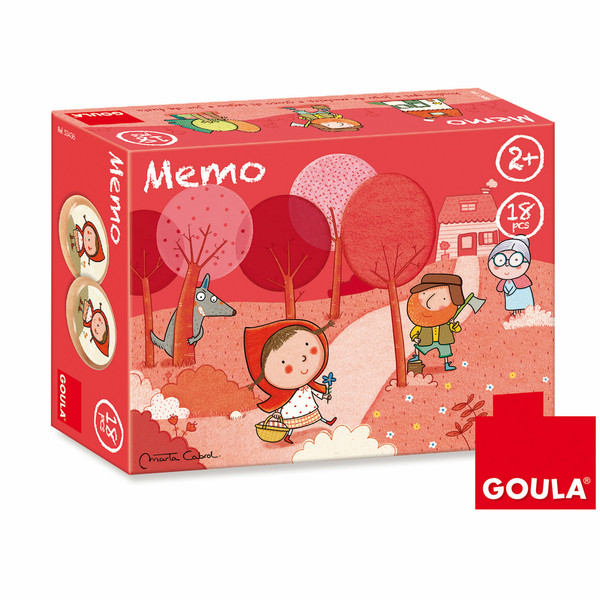 Goula Memo Little Red Ridding Hood Ребенок Мальчик / Девочка обучающая игрушка