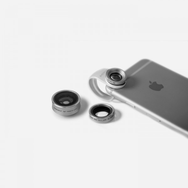 Momax CAM5S Smartphone Wide fish-eye lens Silver camera lense