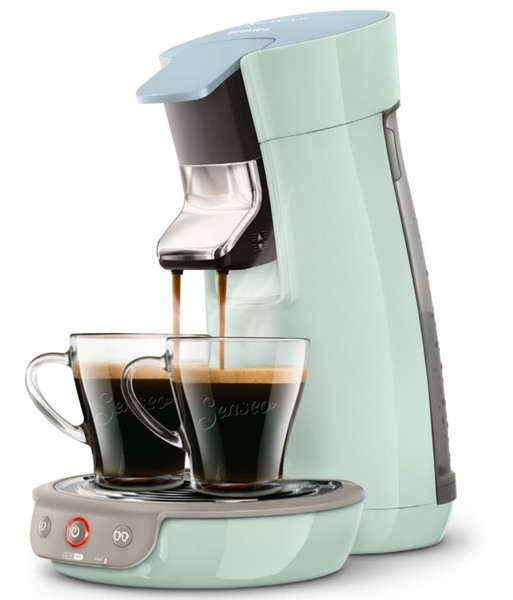 Senseo Viva Café HD7829/20 Отдельностоящий Автоматическая Капсульная кофеварка 0.9л 6чашек Черный, Зеленый, Серый, Cеребряный кофеварка