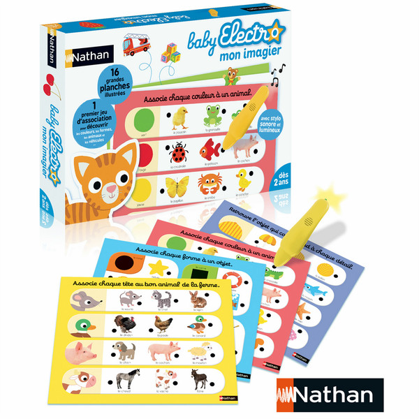 Nathan Baby Electro Mon imagier Child Boy/Girl learning toy