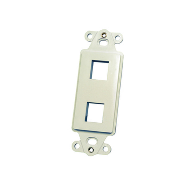C2G OR-KSDS2 White switch plate/outlet cover