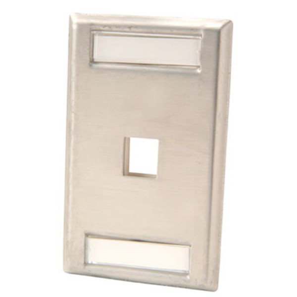 C2G OR-KSSS1 Stainless steel switch plate/outlet cover