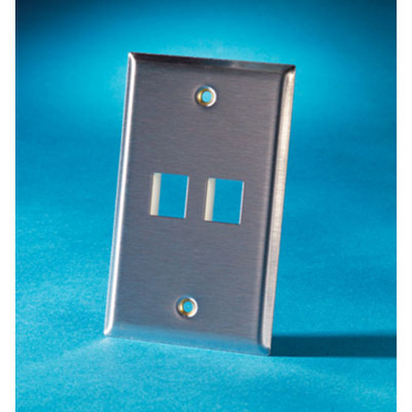 C2G OR-KSSS2 Stainless steel switch plate/outlet cover