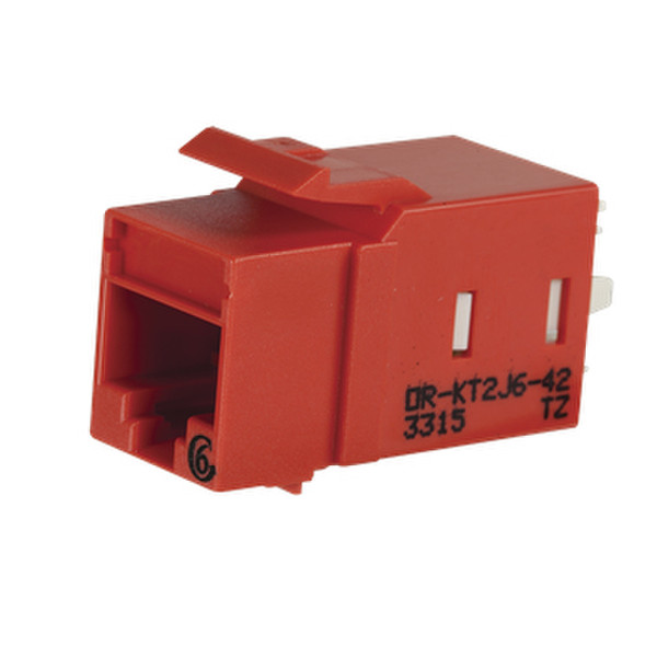 C2G OR-KT2J6-42 RJ-45 Red socket-outlet