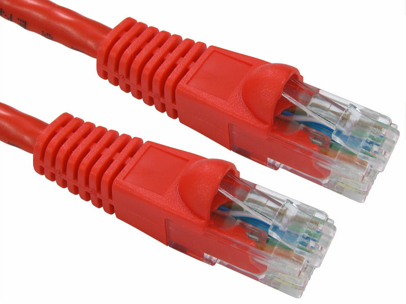 Cables Direct B6-501.5R 1.5m Cat6 U/UTP (UTP) Red networking cable