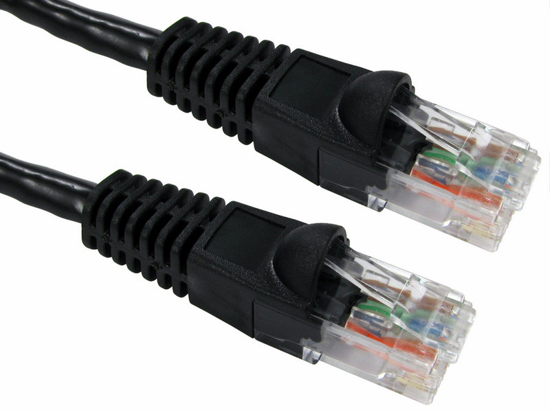 Cables Direct B6-501.5K 1.5м Cat6 U/UTP (UTP) Черный сетевой кабель