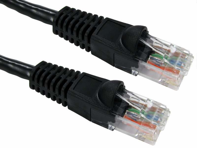 Cables Direct B6-501.5K 1.5m Cat6 U/UTP (UTP) Black networking cable