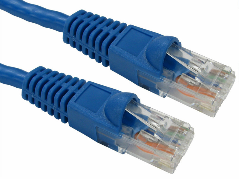 Cables Direct B6-501.5B 1.5м Cat6 U/UTP (UTP) Синий сетевой кабель