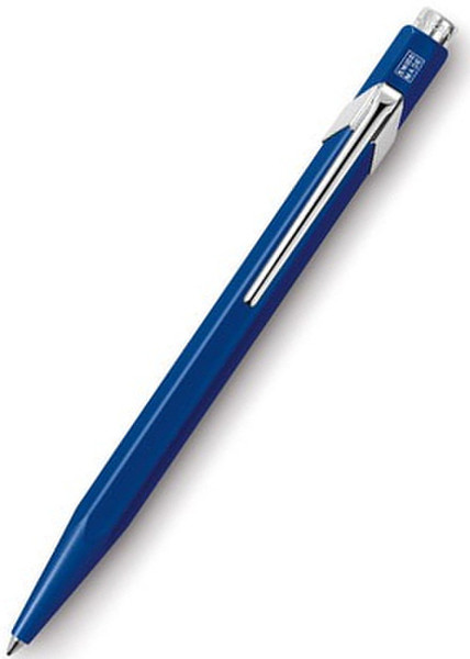 Caran d-Ache 849.160 Clip-on retractable ballpoint pen Blue 1pc(s) ballpoint pen