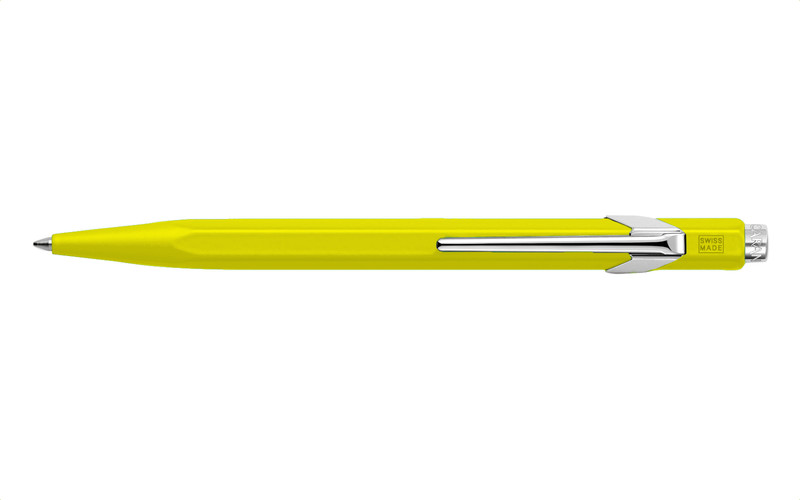 Caran d-Ache 849.010 Clip-on retractable ballpoint pen Blue 1pc(s) ballpoint pen