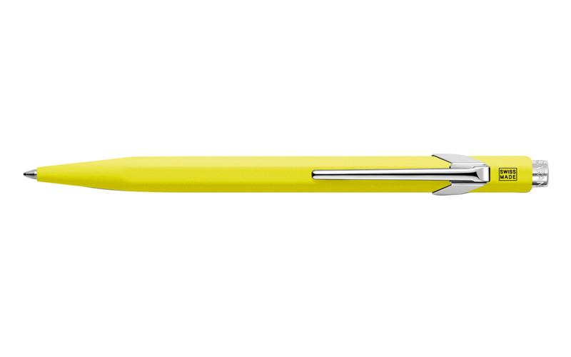 Caran d-Ache 849.470 Clip-on retractable ballpoint pen Blau 1Stück(e) Kugelschreiber