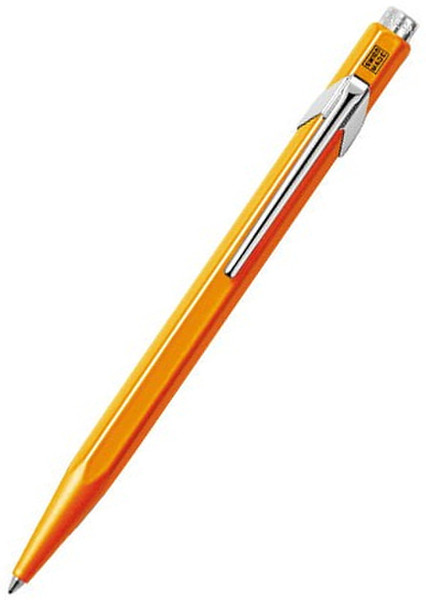 Caran d-Ache 849.030 Clip-on retractable ballpoint pen Blue 1pc(s) ballpoint pen