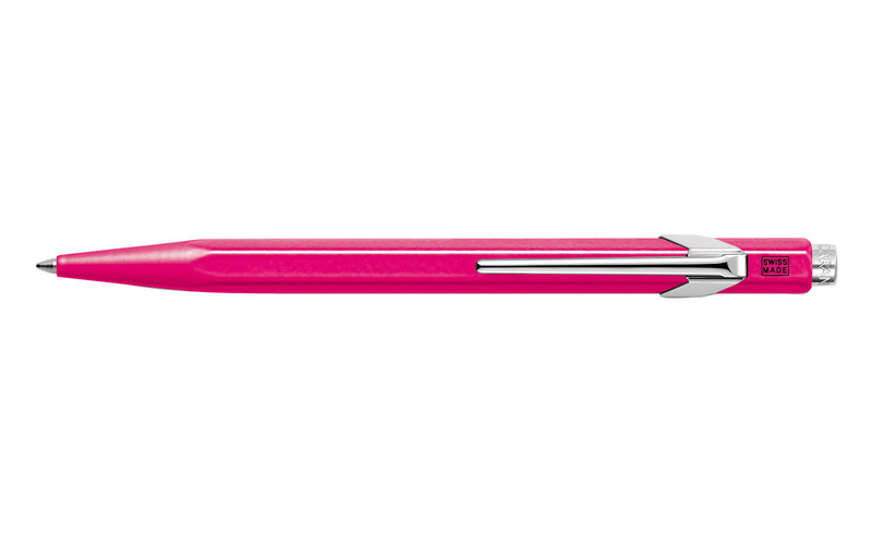 Caran d-Ache 849.090 Clip-on retractable ballpoint pen Blue 1pc(s) ballpoint pen
