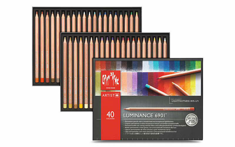 Caran d-Ache Luminance 6901 Разноцветный 40шт цветной карандаш