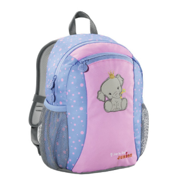 Step by Step Little Elephant Girl School backpack Blue,Pink