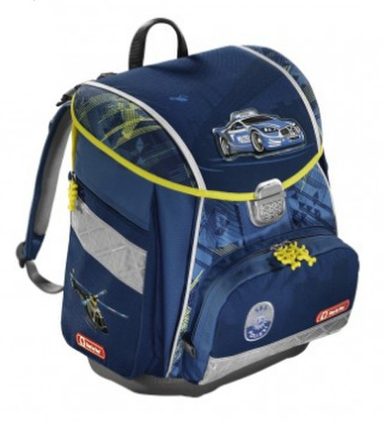 Step by Step Stadtpolizei Boy Polyester Blue,Turquoise,Yellow school bag set