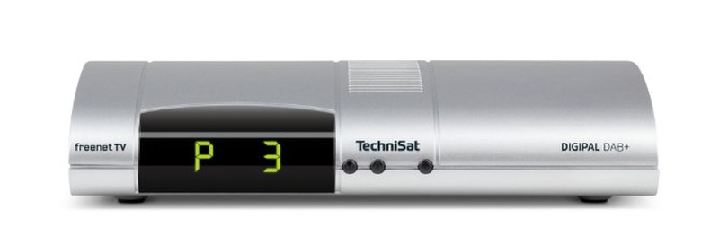 TechniSat DIGIPAL DAB+ Ethernet (RJ-45),Terrestrial Full HD Cеребряный приставка для телевизора