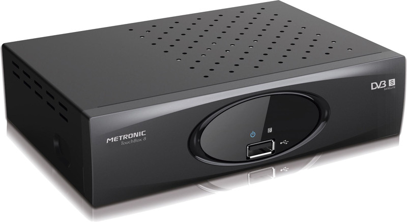 Metronic TouchBox 8 Satellite Full HD Black TV set-top box