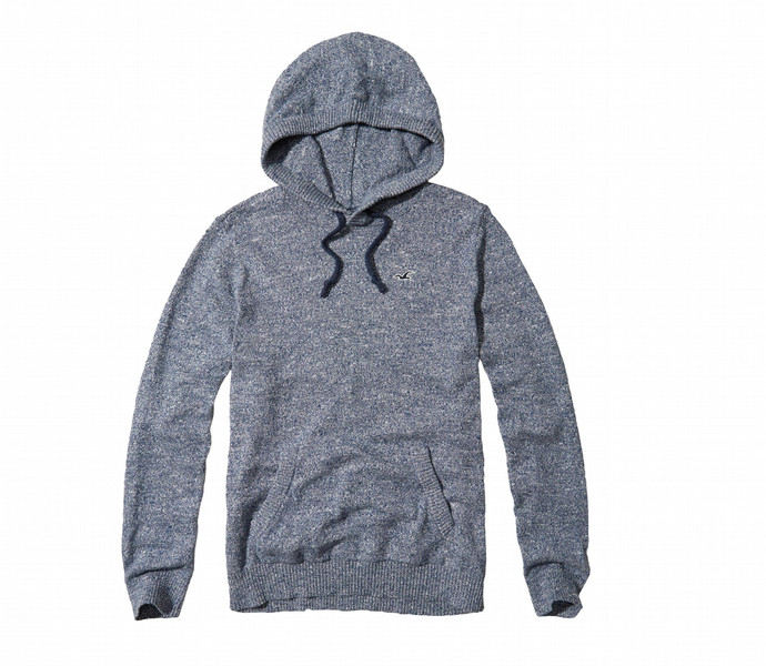 Hollister Hooded Icon Men's Sweater - Blue