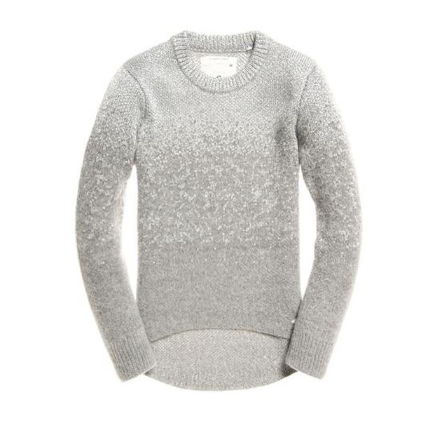 SuperDry NYC Sparkle Knit Women's Jumper - Gray Marl