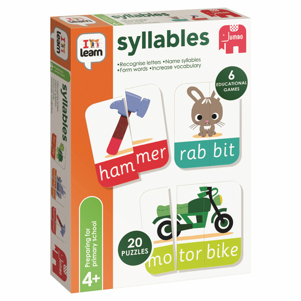 Ich lerne Syllables Vorschulalter Junge/Mädchen Lernspielzeug