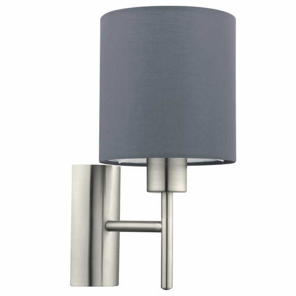Eglo PASTERI Для помещений E27 Серый, Никелевый настельный светильник