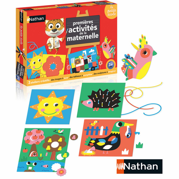 Nathan La petite école Les activités de la maternelle Разноцветный игрушка для развития моторики
