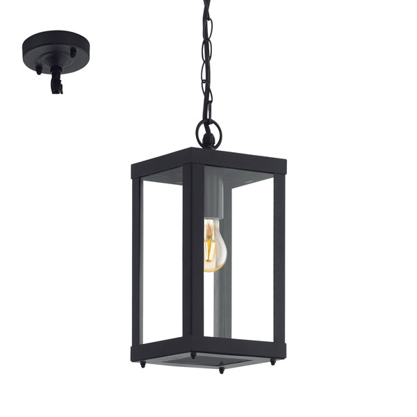 Eglo Alamonte 1 Outdoor E27 A++ Black ceiling lighting