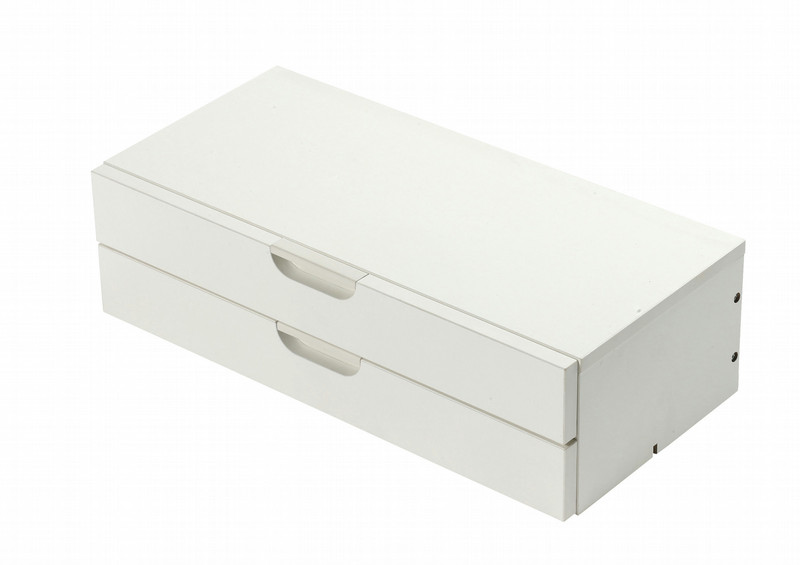 Kenson W-D256 White MDF office drawer unit