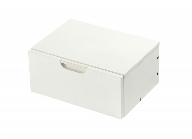 Kenson W-D135 White MDF office drawer unit