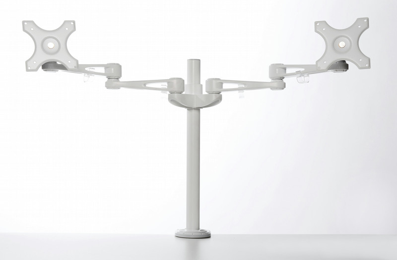 Kenson 10043WH Clamp White flat panel desk mount