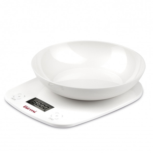Girmi PS01 Tabletop Round Electronic kitchen scale White