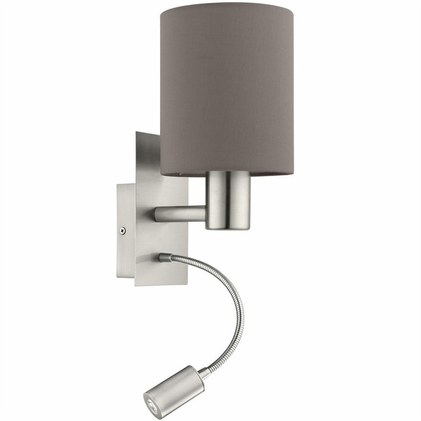 Eglo PASTERI Indoor E27 2.4W Anthracite,Brown,Nickel wall lighting