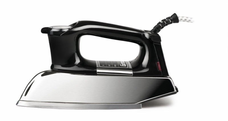 Girmi ST90 Dry iron Aluminium soleplate 1300Вт Черный, Нержавеющая сталь