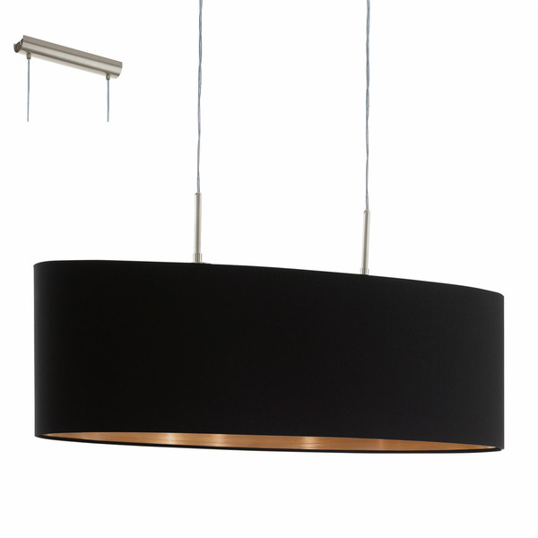 Eglo PASTERI Surfaced E27 60W Black,Copper A,A+,A++,B,C,D,E suspension lighting