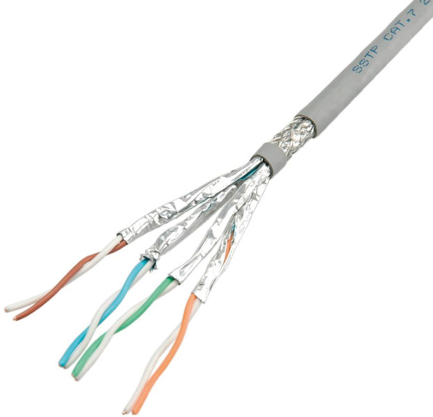Secomp 21990890 300м Cat6a SF/UTP (S-FTP) Серый сетевой кабель