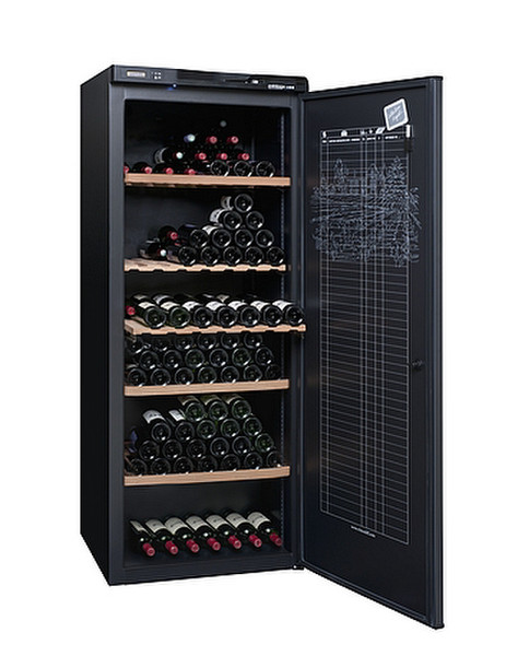 Climadiff AV306A+ Отдельностоящий Компрессорный винный шкаф Черный 294бутылка(и) A+