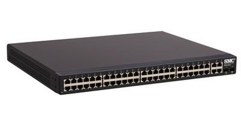 SMC SMC6152PL2 Managed Power over Ethernet (PoE) Black network switch
