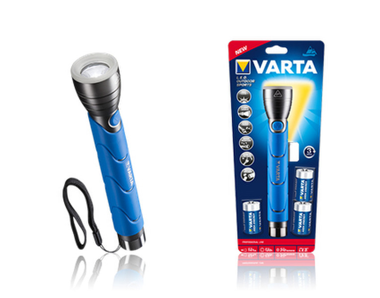 Varta 18629101421 Hand flashlight LED Black,Blue