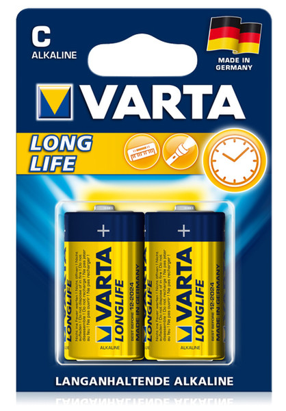 Varta LONGLIFE C Alkaline 1.5V non-rechargeable battery