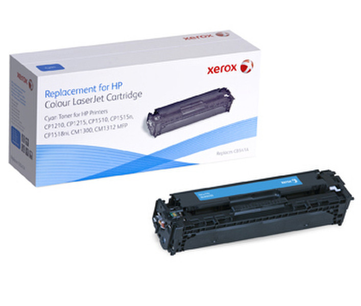 Xerox Cyan toner cartridge. Equivalent to HP CB541A