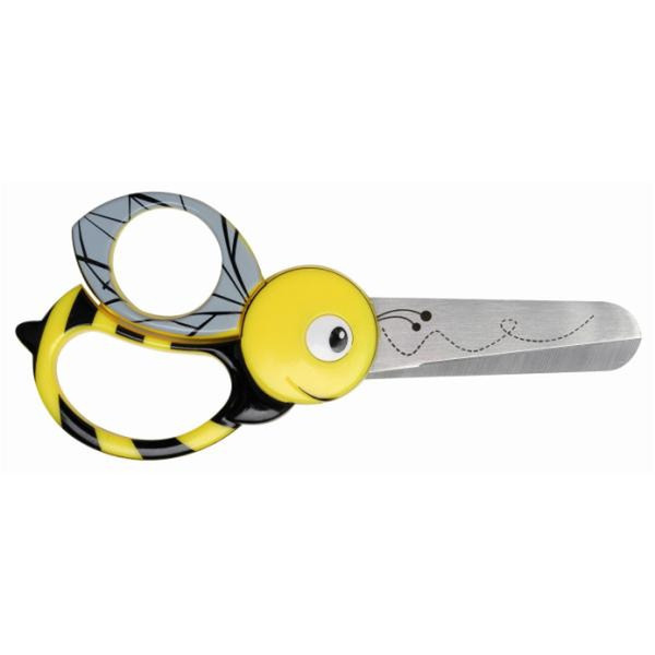 Fiskars Kids Animal Scissors - Bee Multicolour