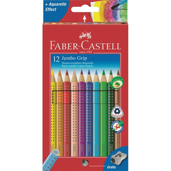 Faber-Castell Jumbo Grip Мульти 12шт цветной карандаш